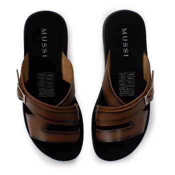 Sandalia-plana-para-hombre-de-cuero-Arantxa