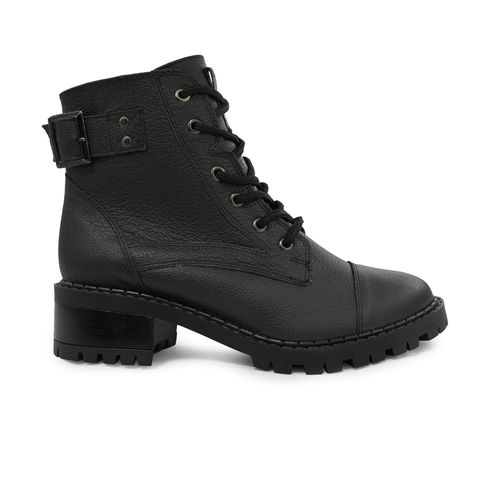Botin-con-cordones-de-cuero-Nogal